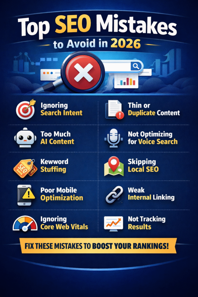 Top SEO Mistakes to Avoid in 2026